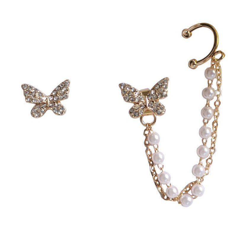 Butterfly stud earrings