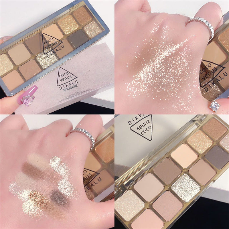 Paleta de sombras de ojos de 12 colores 