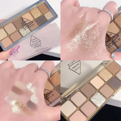 Paleta de sombras de ojos de 12 colores 