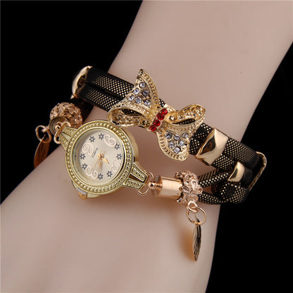 Bracelet quartz watch jewelry three-piece set