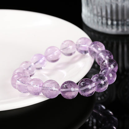 7A Natural Ice Penetrating Lavender Amethyst Bracelet