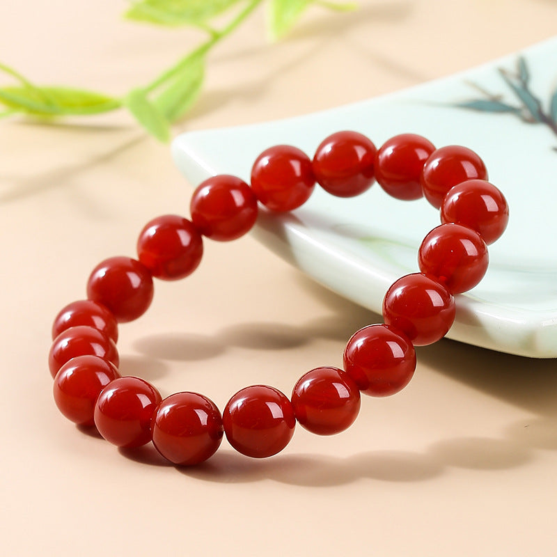 Optimized second-generation Nanhong agate bracelet