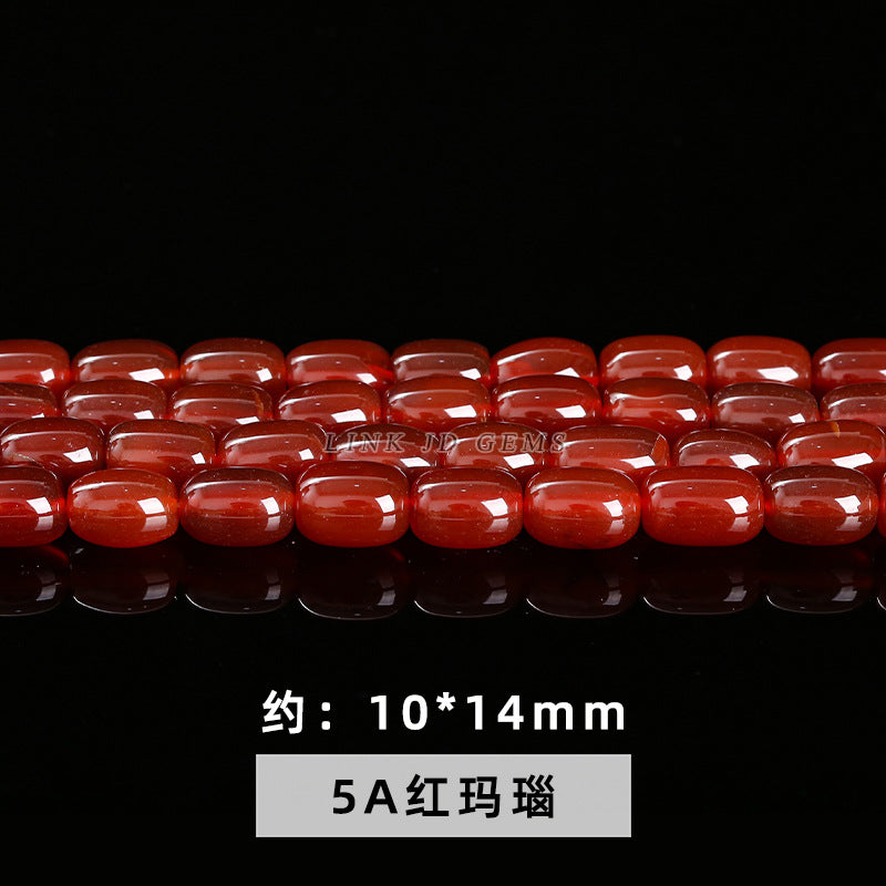 agate rice beads loose beads drum beads bucket beads DIY