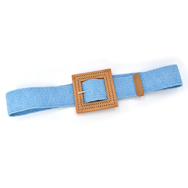 Braided elastic elastic belt
