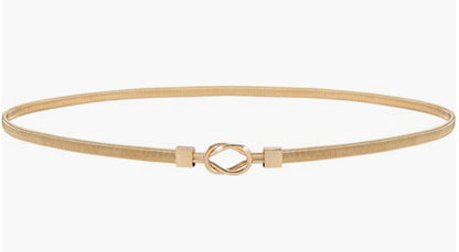 Gold elastic waist chain decoration