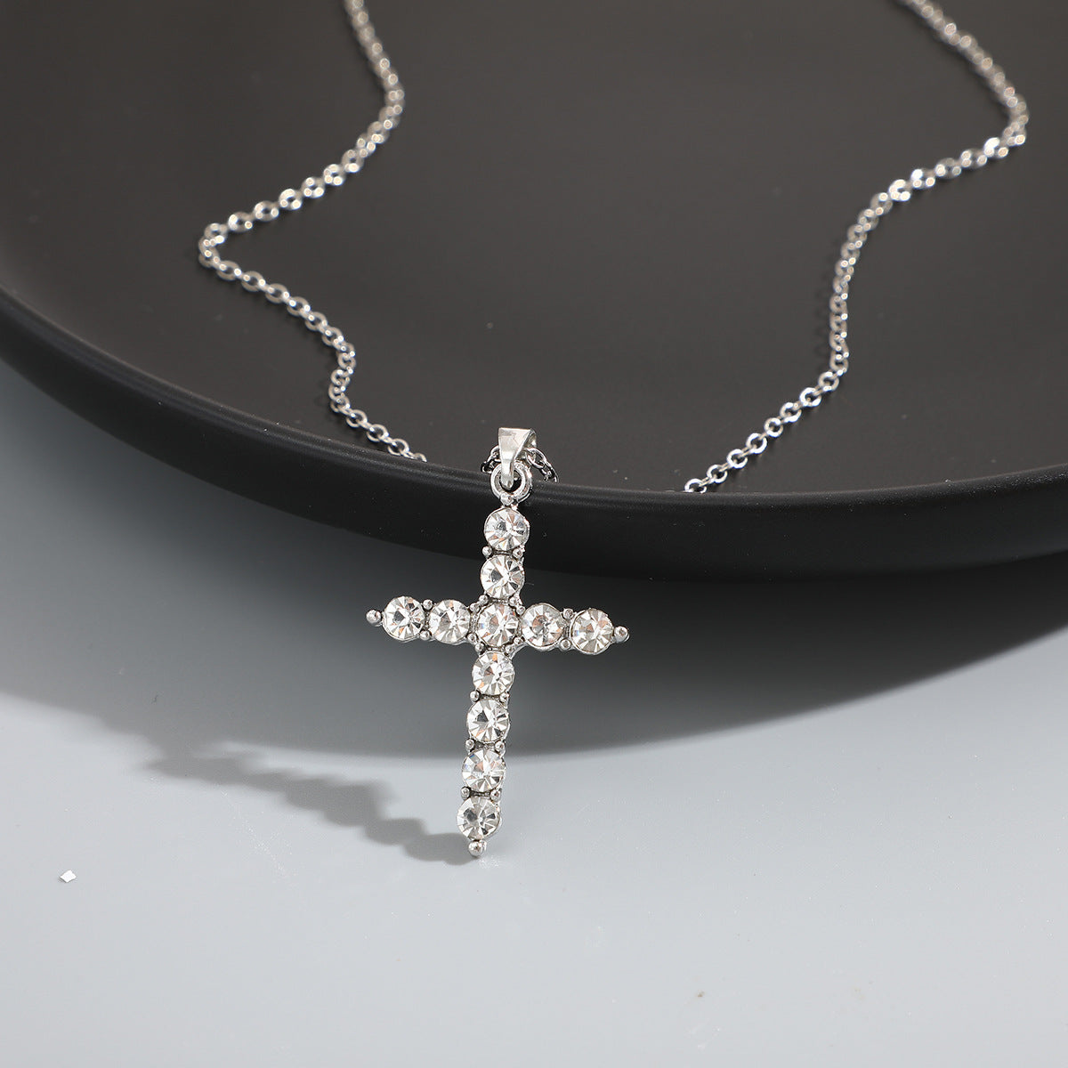 Diamond Cross Pendant Necklace