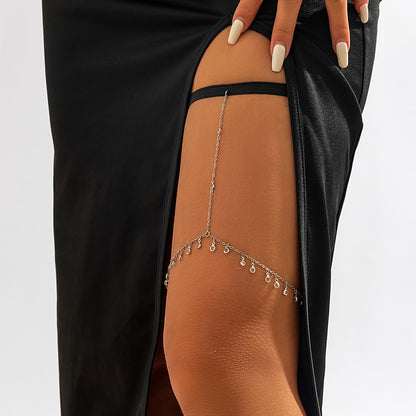 Tassel chain nightclub wind leg decoration