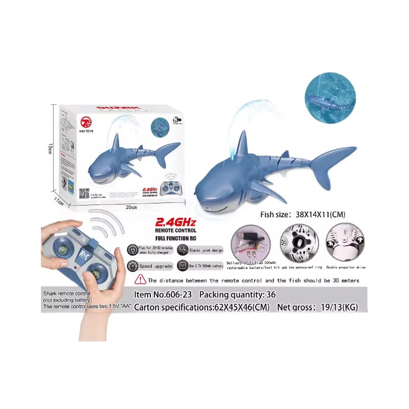 2.4GHz Remote Control Simulation Crocodile and Shark Underwater Waterproof Remote Controller Essential for Summer Swimming
