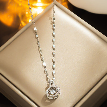Dream of Swan Necklace: Luxury Gift for Girlfriend