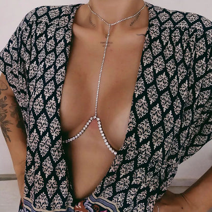 Creative body chain necklace
