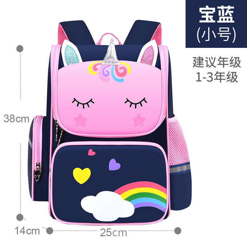 Cartoon printed logo backpack