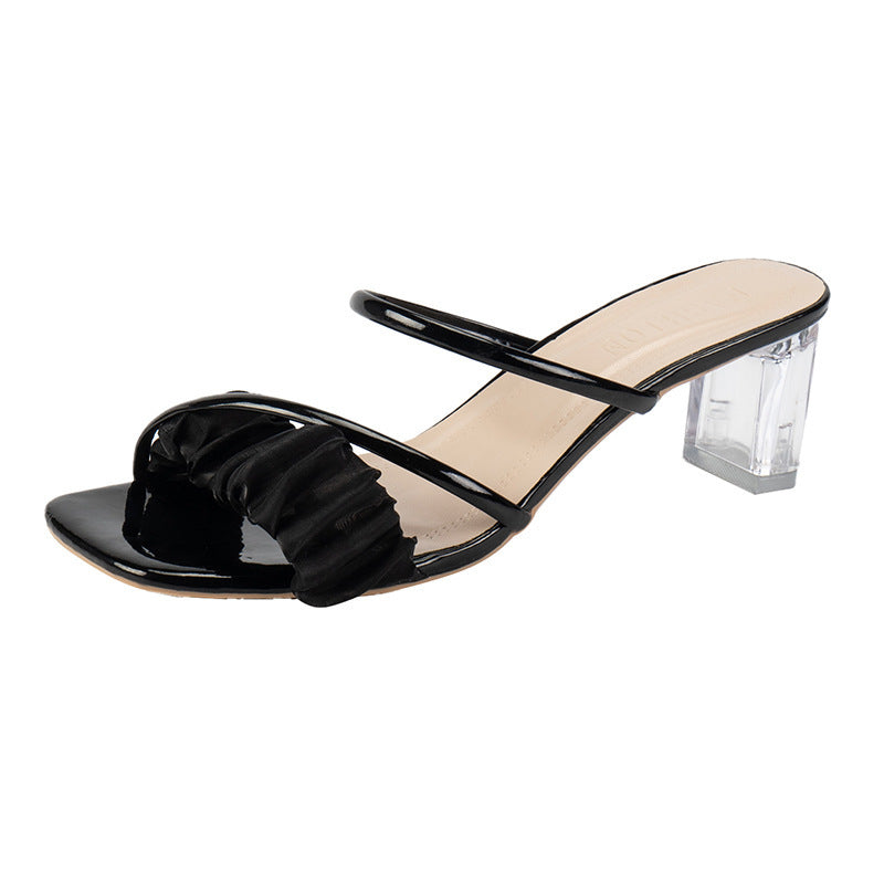 Summer transparent sandals women