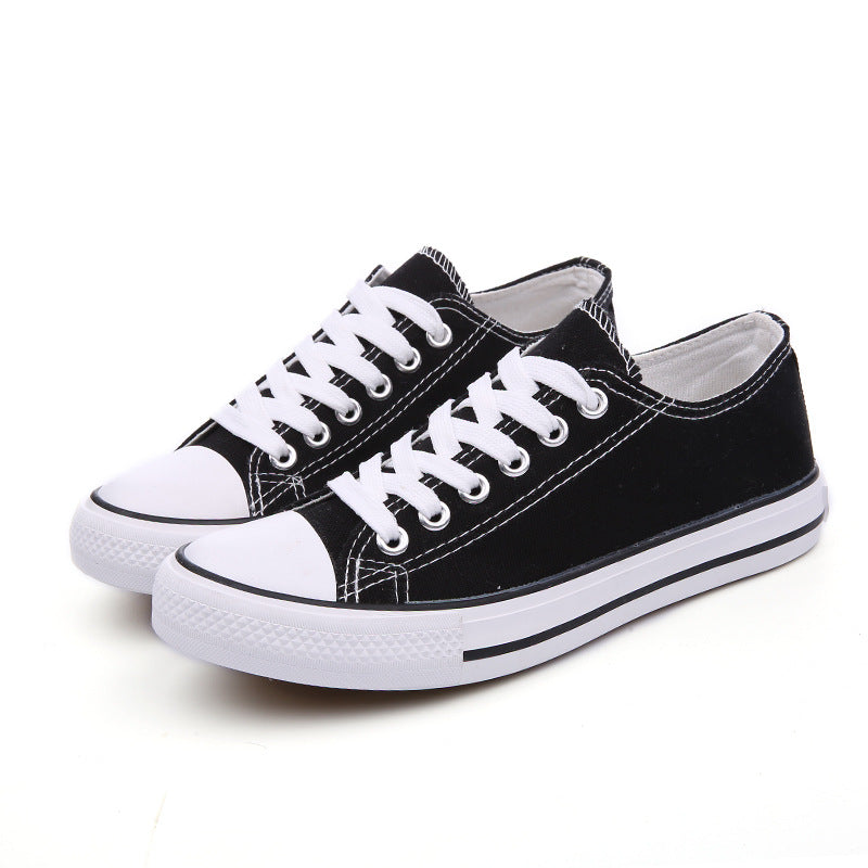 Classic Canvas Shoes for Women - Spring Fashion, Low Top