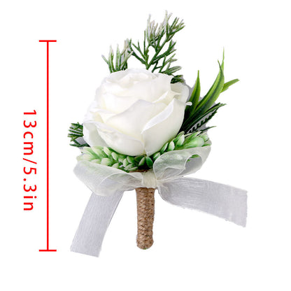 Bride and Groom Wedding Corsage
