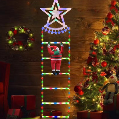 Luz de escalera de Papá Noel 