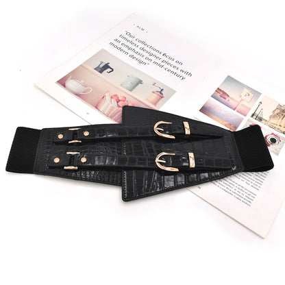 Coat waist elastic elastic elastic wide waist seal