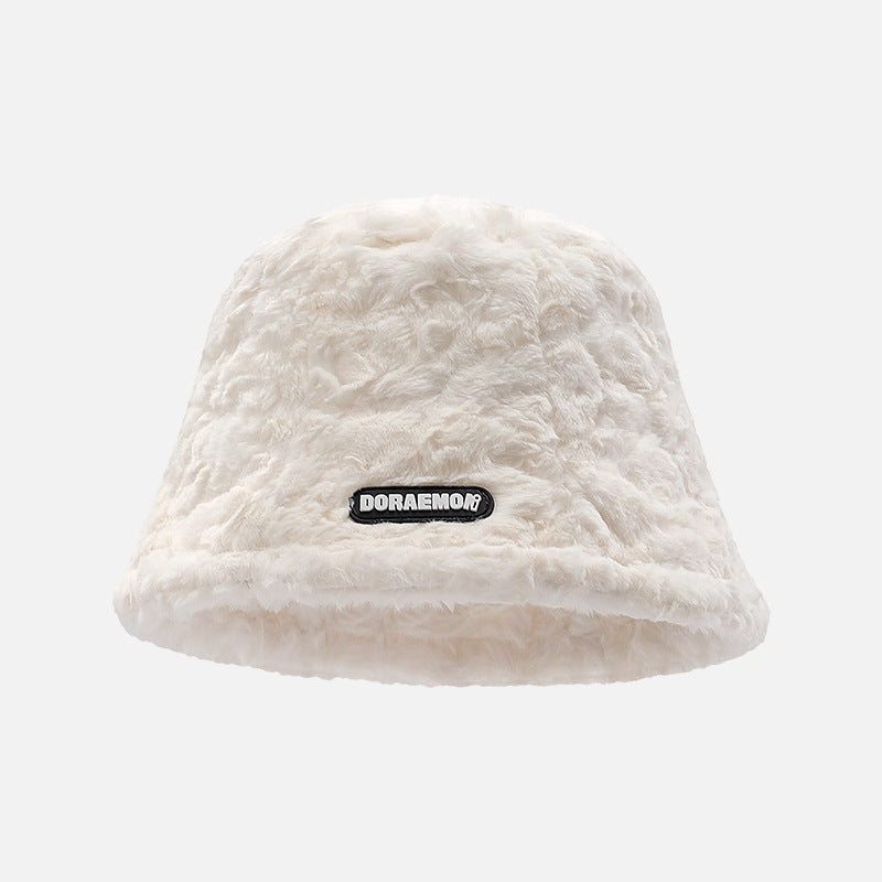 Fashion Winter Plush Bucket Hat