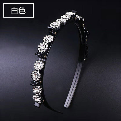 Sunflower rhinestone broken hair headband