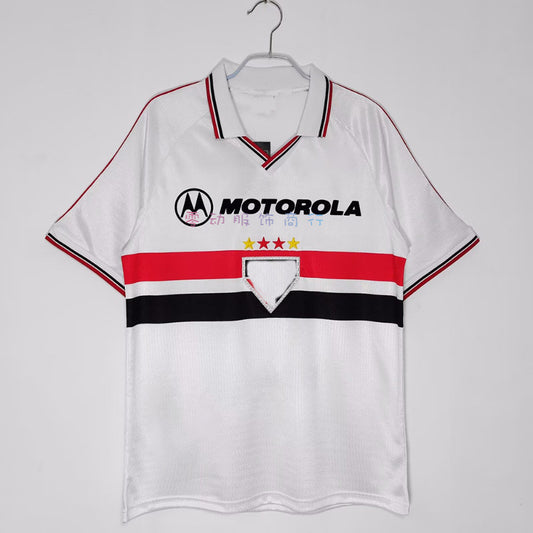 2000 S?o Paulo Home Retro Baptista Simplicio Jersey