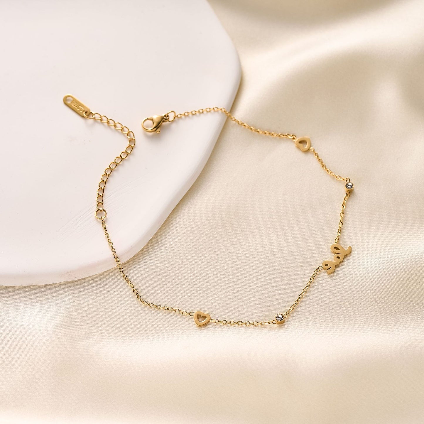 Titanium Steel LOVE Diamond Bracelet/Anklet