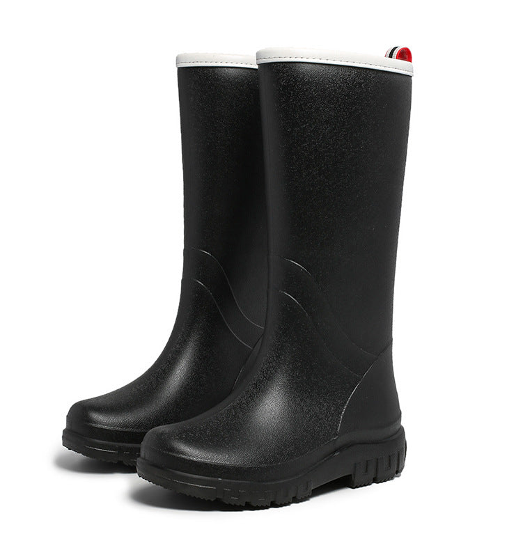 Tall tube rain shoes women's Korean version