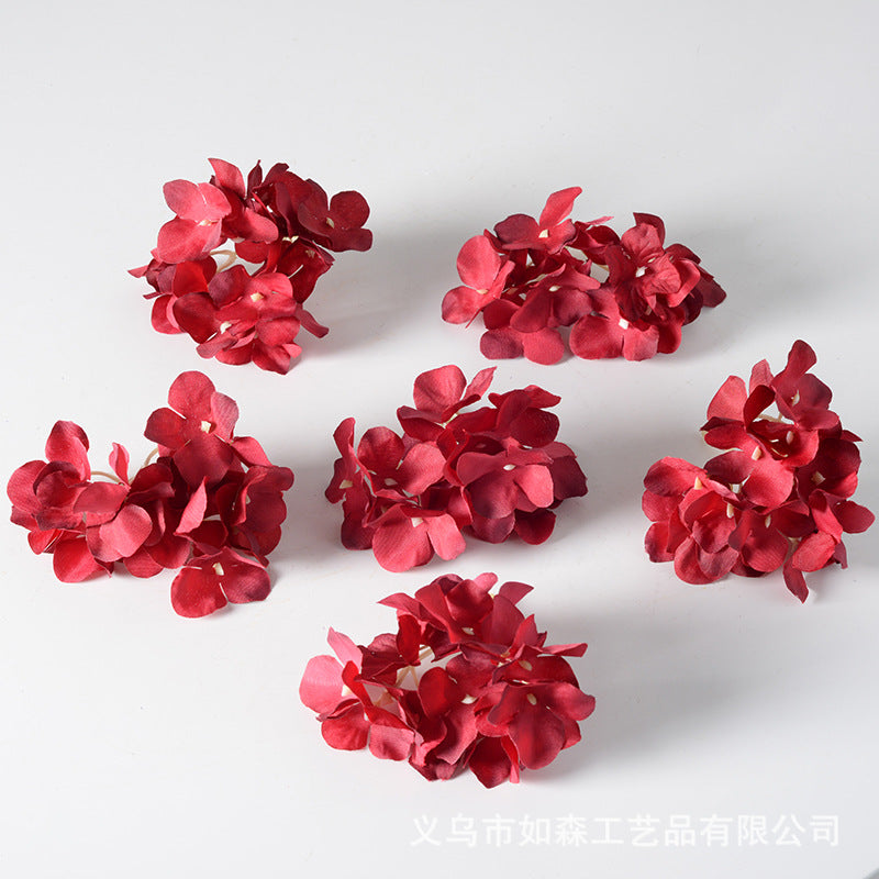 DIY hydrangea artificial flower petals