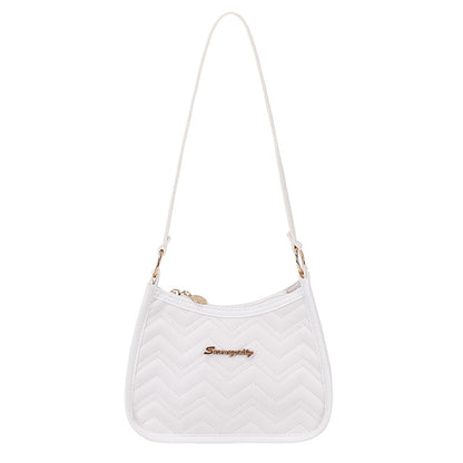 Embroidered armpit bag shoulder bag