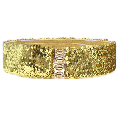 Personalized fish scales belt elastic