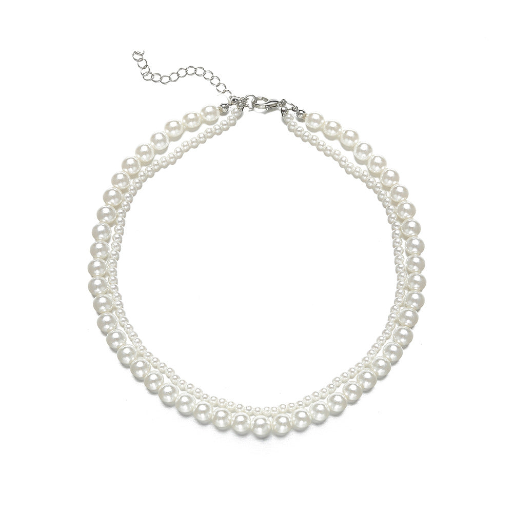 Double Layer Pearl Necklace