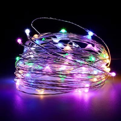 Battery Box USB Christmas Decoration Copper Wire Light Lantern