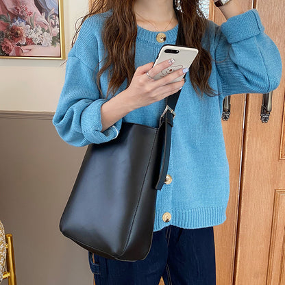 Bolso mensajero sencillo retro chic para mujer. 