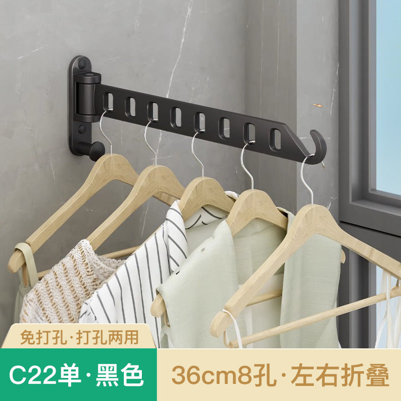 Folding Telescopic Clothes Rack