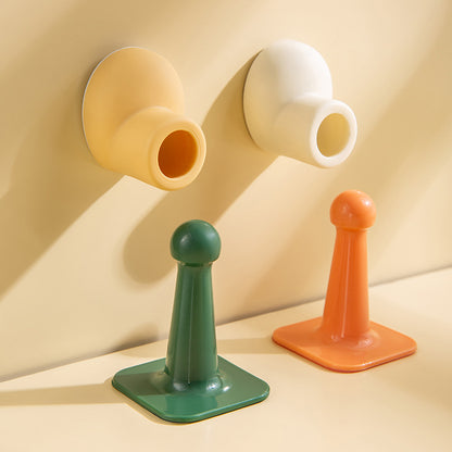 Anti-collision Door Stop, Creative Footprint Design, Silicone Door Holder