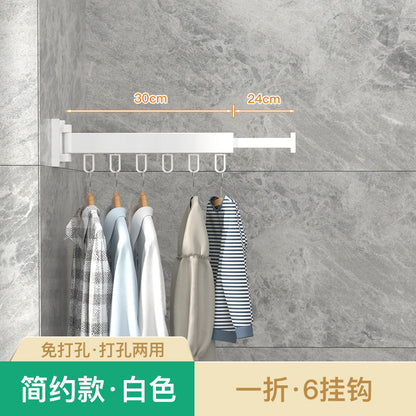 Folding Telescopic Clothes Rack