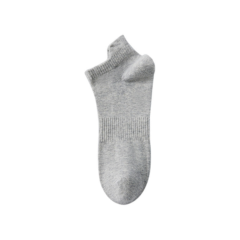 Calcetines tobilleros de algodón transpirables para hombre de primavera y verano 