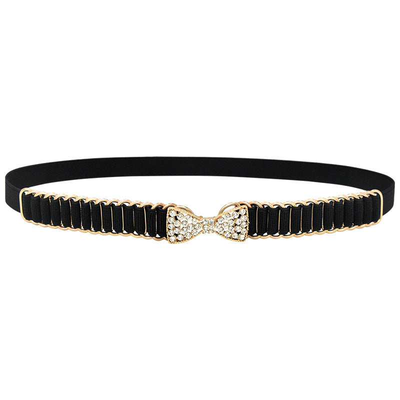 Elastic belt women's fine decoration trend