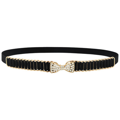 Elastic belt women's fine decoration trend