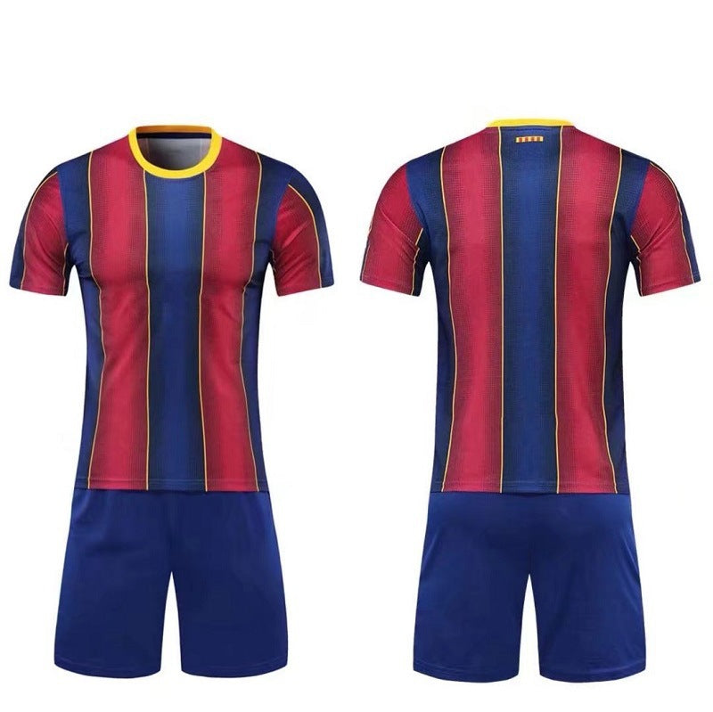 20-21 La Liga Barca Home Short Sleeve Thai Jersey Away Shirt
