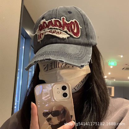 Vintage Washed Denim Baseball Cap