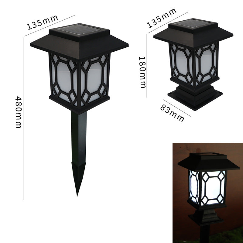 Solar house lamp Home garden landscape lamp