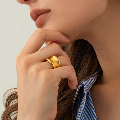 Brushed Ring Size 7 Women