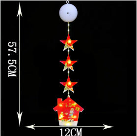 Halloween Christmas Series Suction Cup Lights Ladder Lights