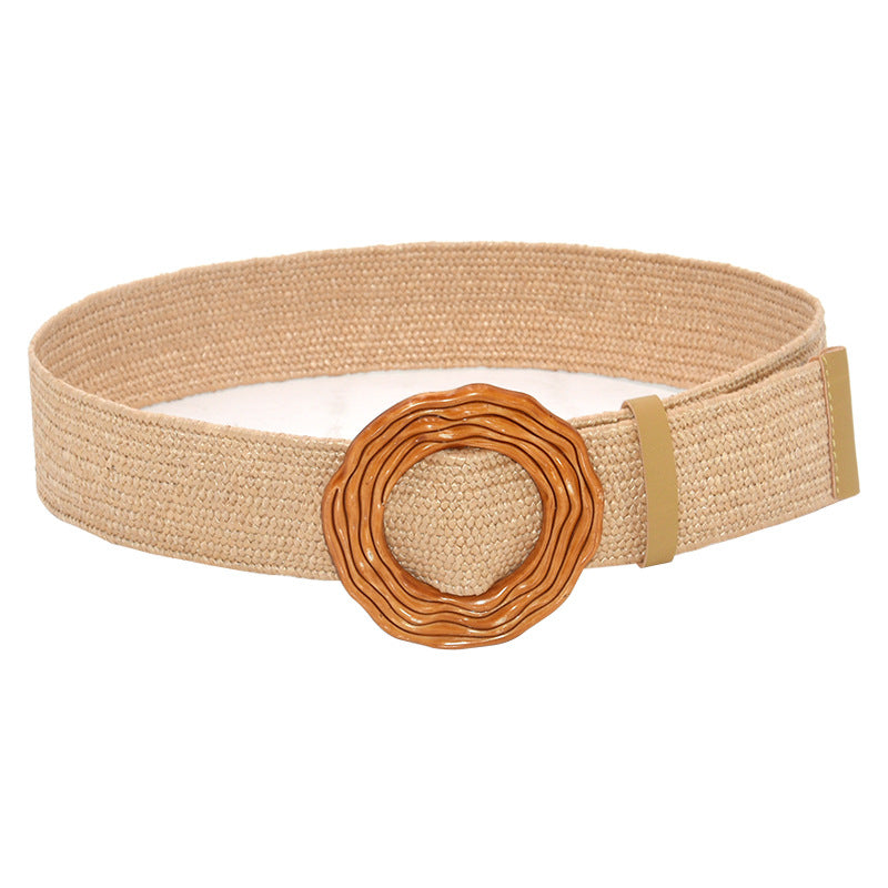 Bohemian Plastic Buckle Decorative Dress Belt