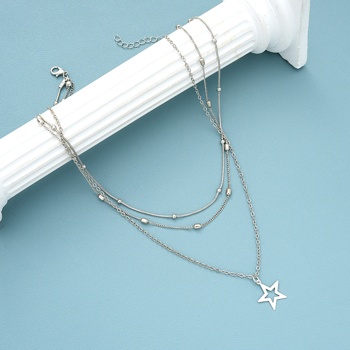 Hollow Star Pendant Necklace