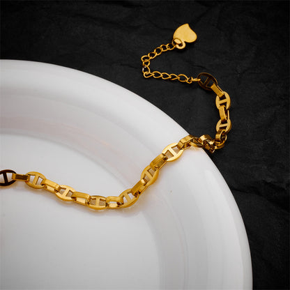 Titanium steel bracelet for women