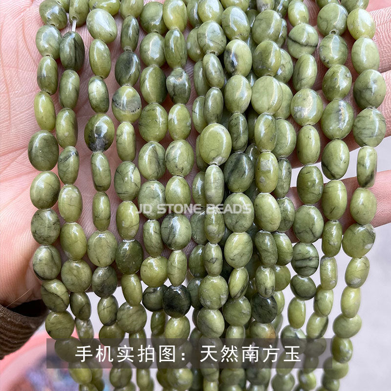8X10mm crystal jade oval loose beads