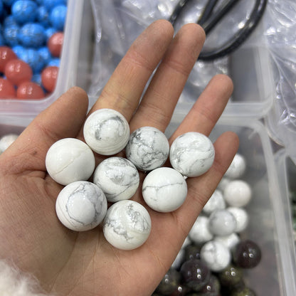 20mm natural stone crystal agate ball crystal round beads crafts