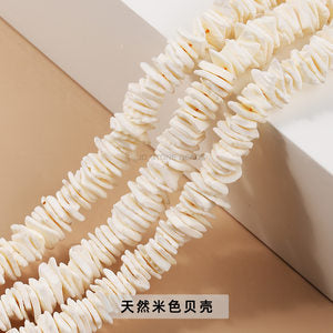 Cuentas espaciadoras cuadradas de concha de color 