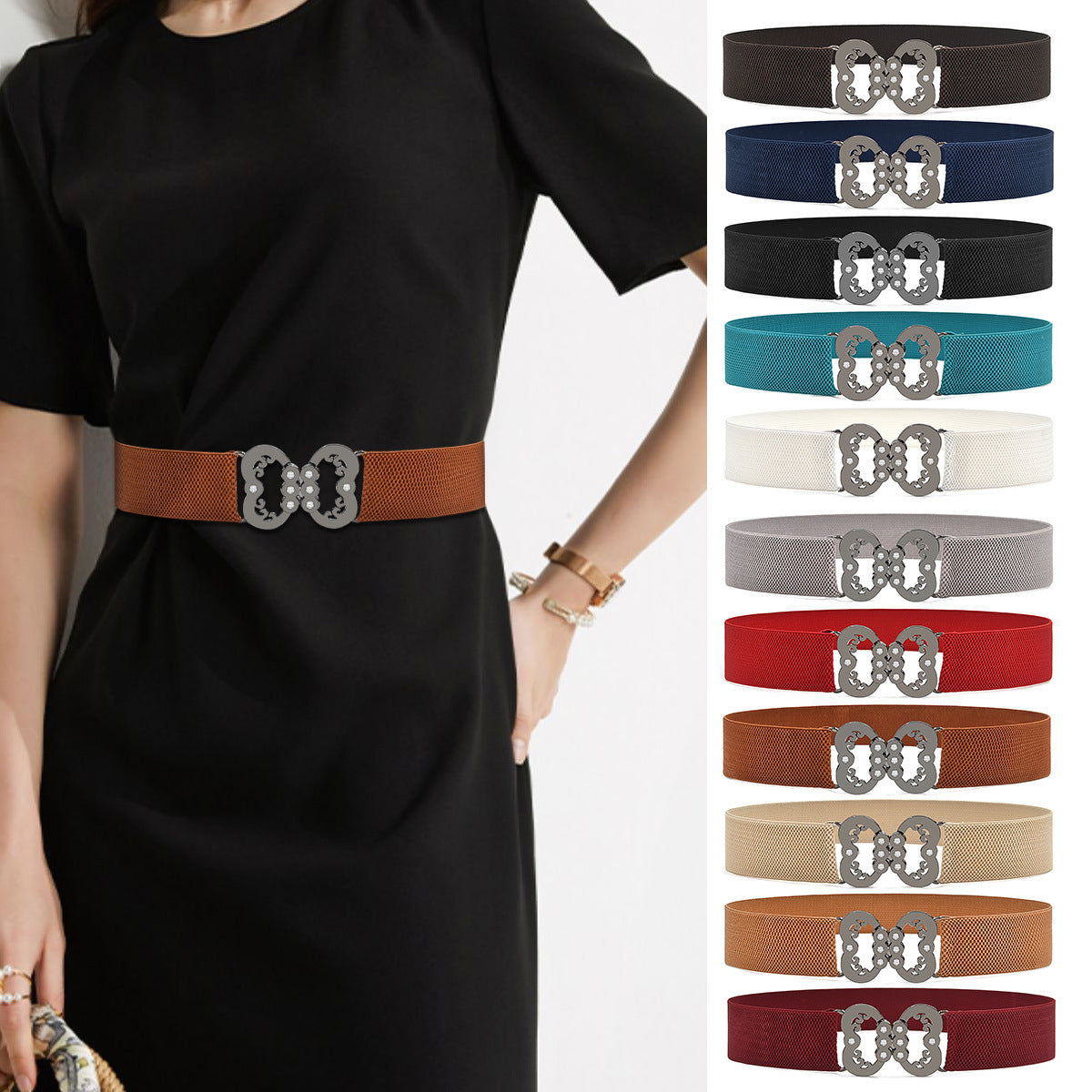 Elastic wide waist seal universal