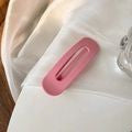 One-word clip candy-colored hairpin